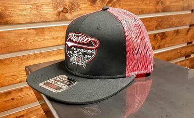 Pasco Auto Wrecking embroidered hat - Red